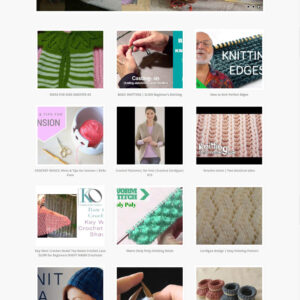 Knitting and Crochet Video Site