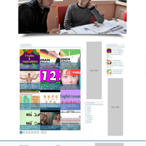 Language Learning Video Site