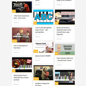 Musical Instruments Video Site